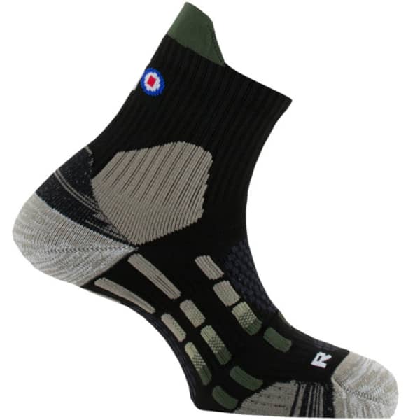 Chaussette running THYO PODY AIR NORDIC WALKING NOIR/BEIGE