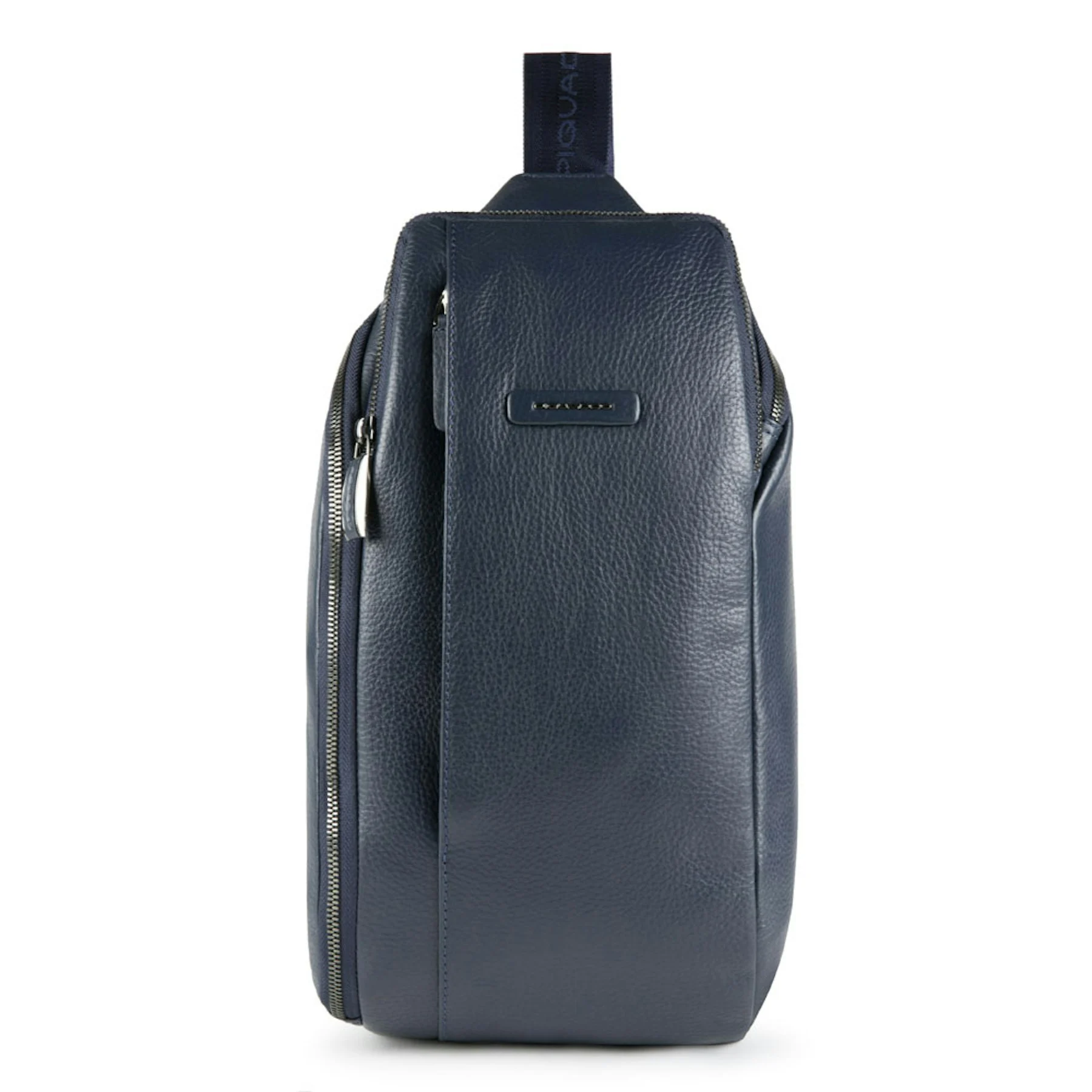 Sac bandoulière monobretelleen cuir | Bleu