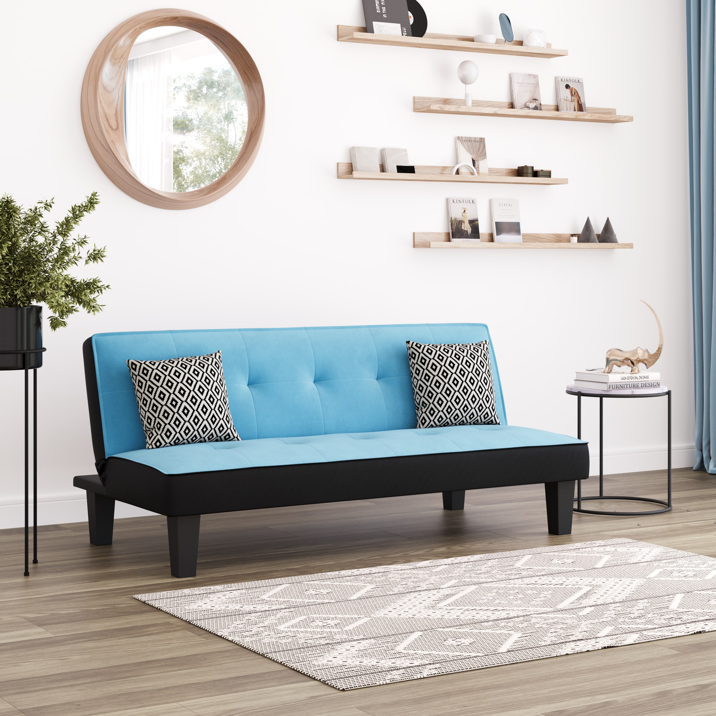 Schlafsofa ROLANDO blau