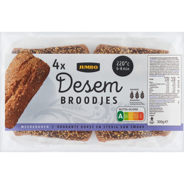 Jumbo - Desem Broodjes - 4 Stuks