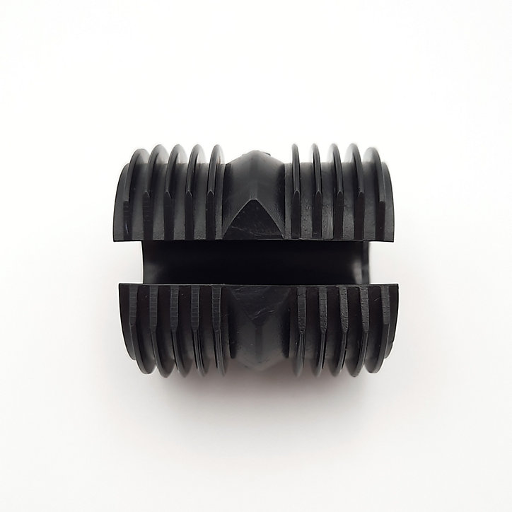 Enjoliveur rampe d'escaliers FORTIA plastique noir