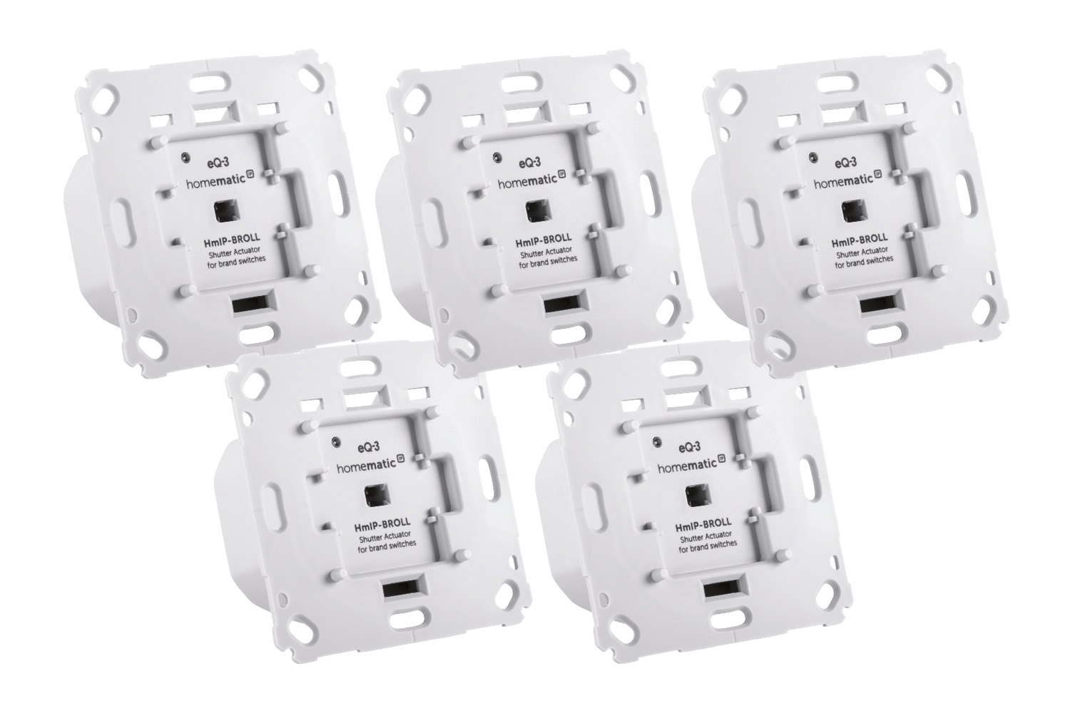 Homematic IP Smart-Home-Steuerelement »Rollladenaktor für Markenschalter 5er Set«