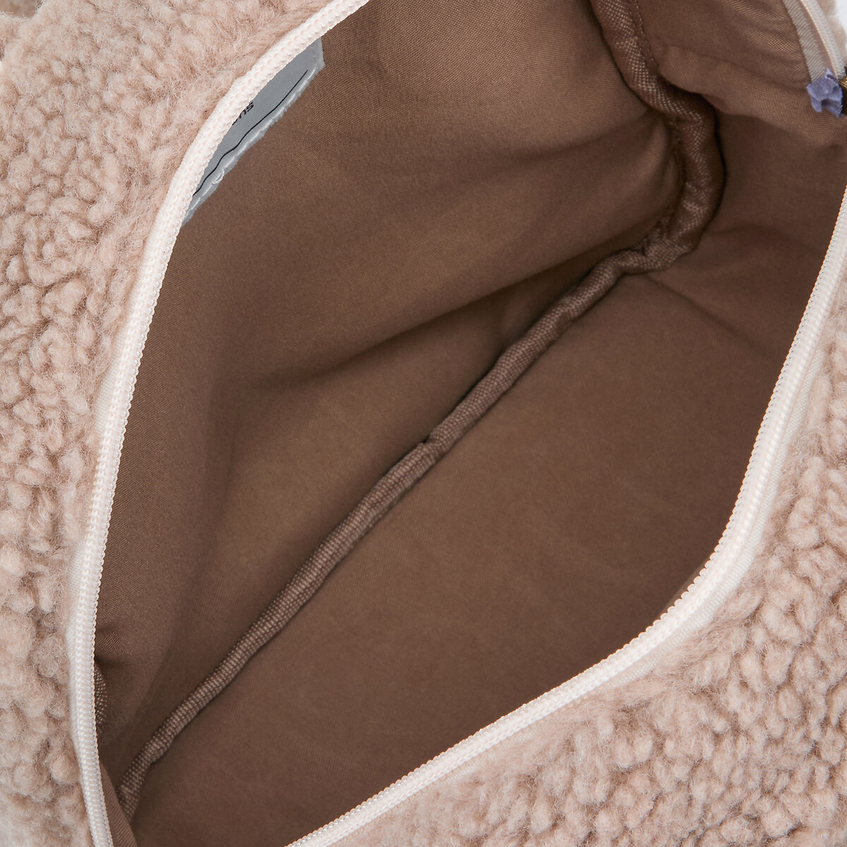 COLEÇÕES LA REDOUTE<br>Mochila de ursinho de pelúcia em sherpa