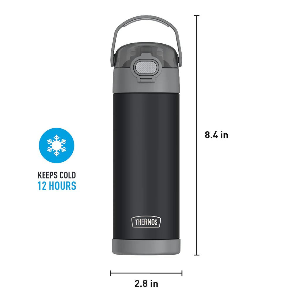 16oz FUNTAINER® WATER BOTTLE WITH LOCKING LID