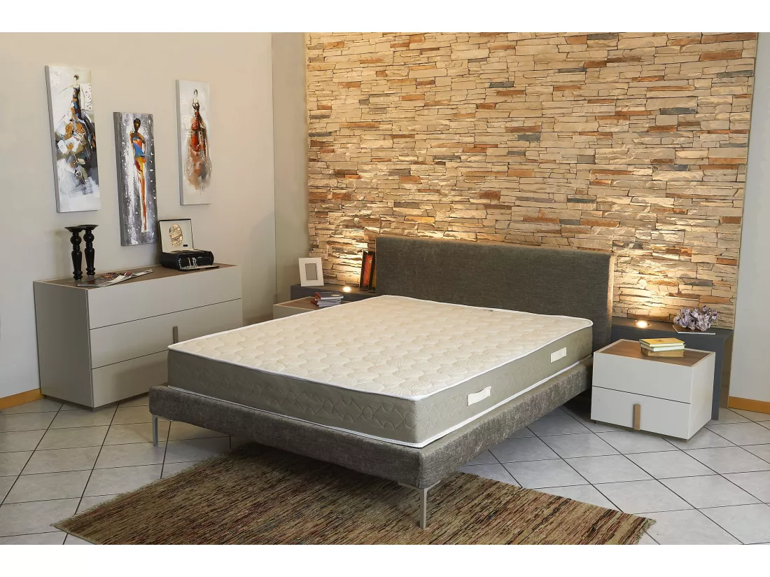 Matelas latex très ferme 90x190 cm 23 cm 7 zones confort 100% coton alèse respirant