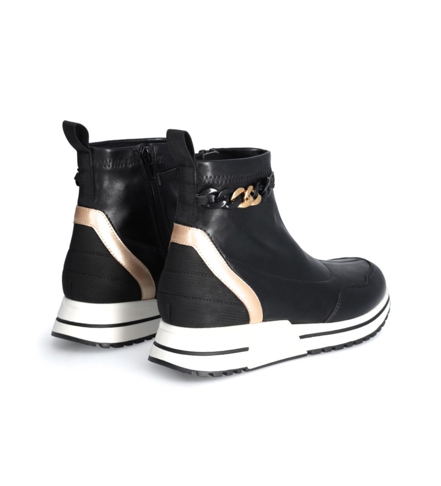 Tênis de cano alto Liu Jo com corrente, preto