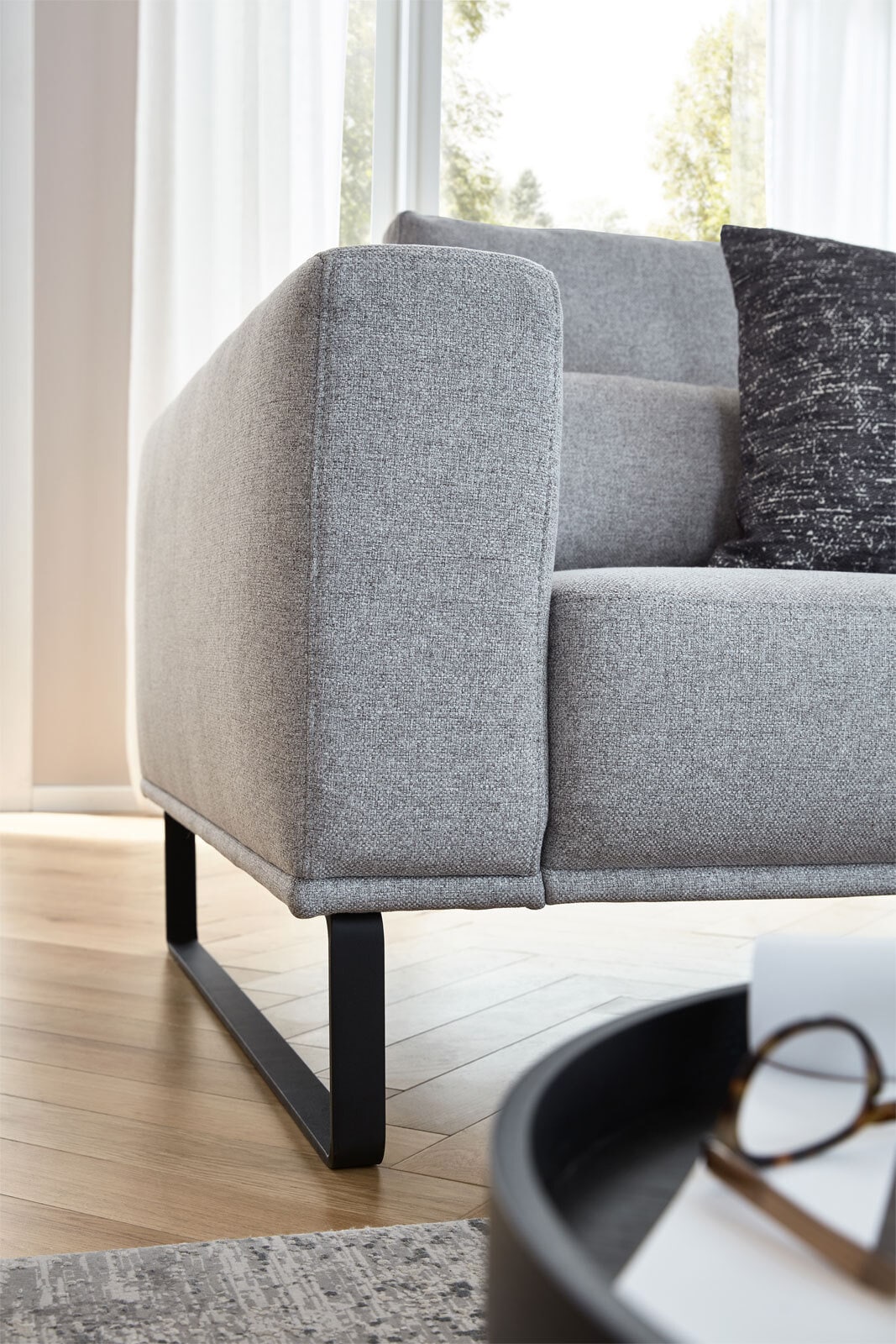 Musterring Ecksofa JustB! R light grey