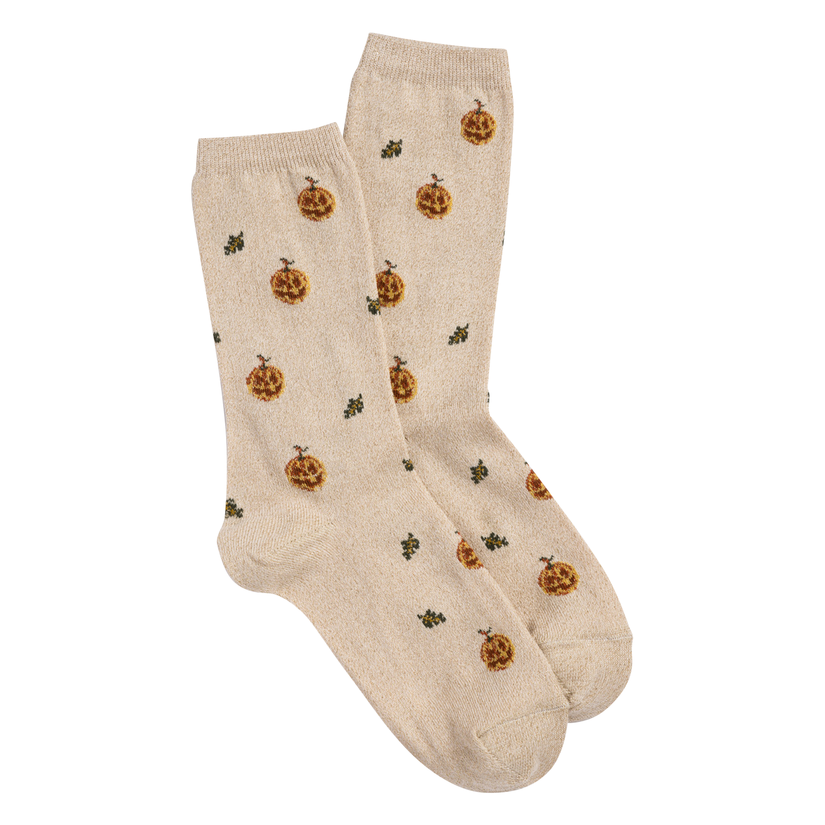GINGER - Chaussettes imprimées en coton mélangé | Blanc
