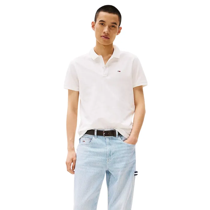 Tommy Hilfiger Slim Placket Flag Polo Heren