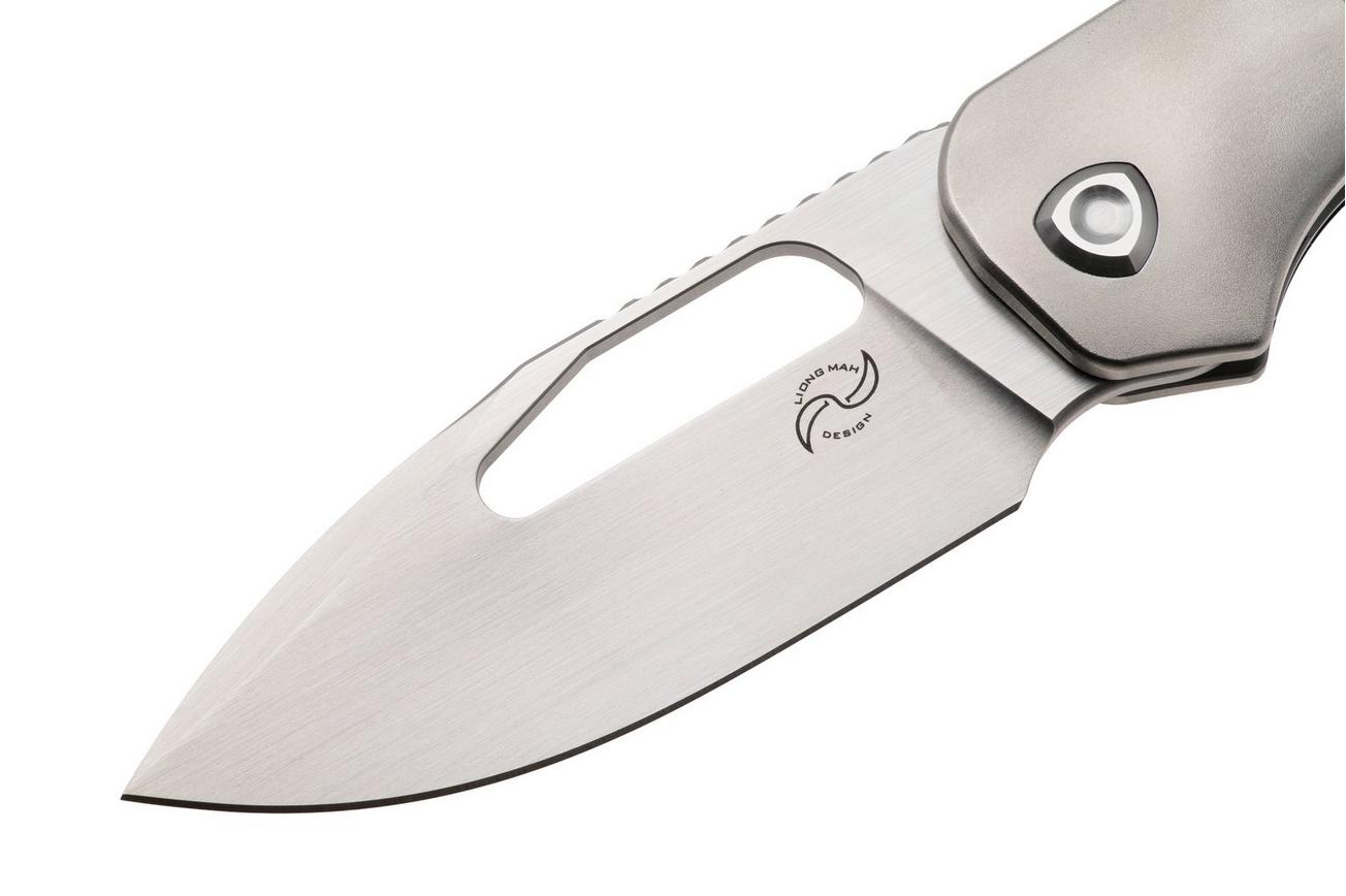 Liong Mah Field Duty 3.5 Satin S90V, Arctic Storm Carbonfiber Titanium, zakmes