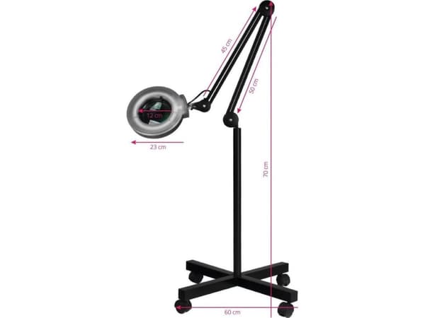Activeshop S4 FORSTØRSLAMPE + SVART STIV