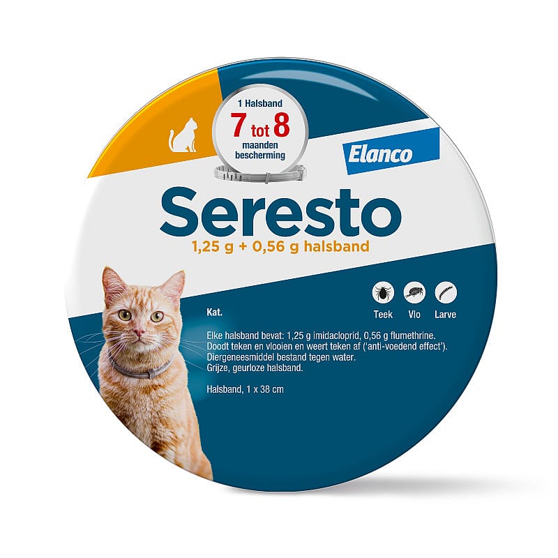 Seresto Halsband Vlooien en Teken Kat