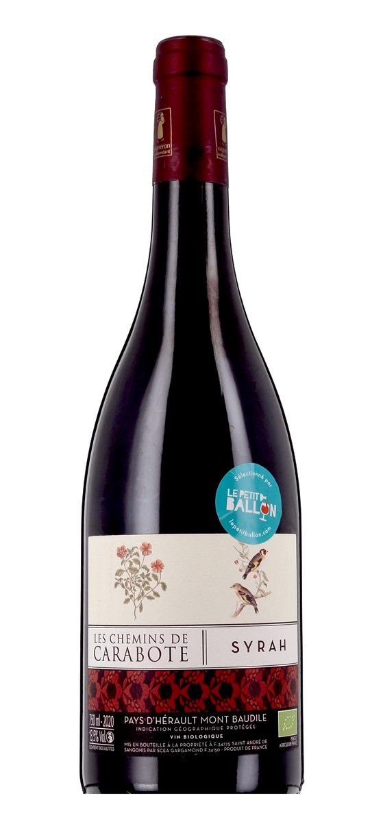 Les Chemins de Carabote - Syrah 2020