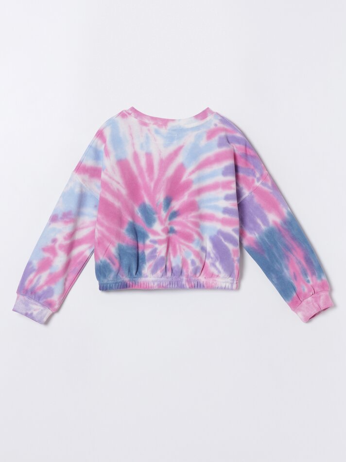 Moletom tie-dye - Azul Comissária de Bordo