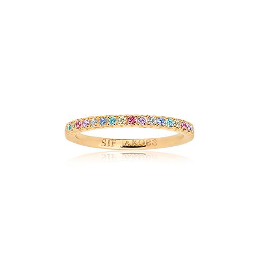 Sif Jakobs Jewellery Ellera Ring, Guld/Multi, 56