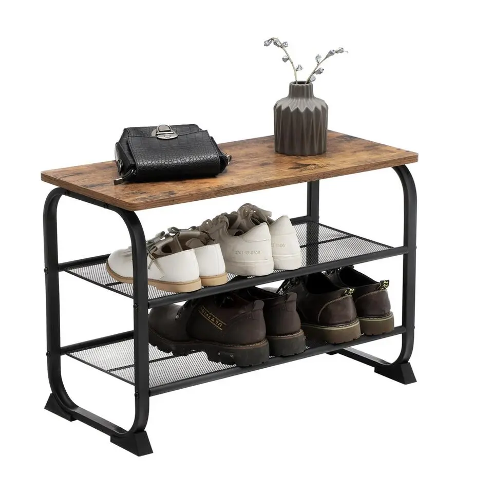 Parya Home - Vintage Schoenenrek - 6 Paar Schoenen