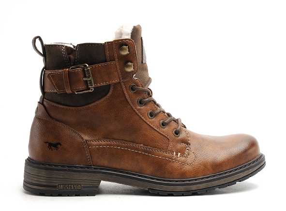 Mustang boots bottine homme 4157610 marron