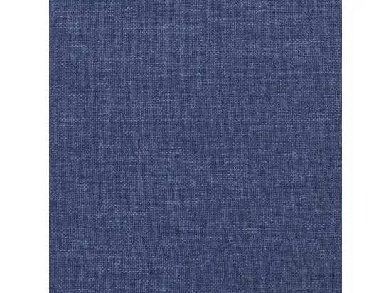Sommier à lattes de lit Bleu 100x200 cm Tissu