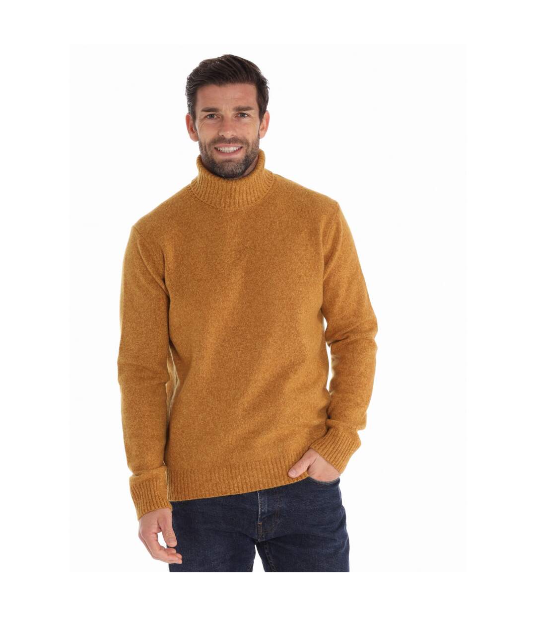 Pull col roulé chaud et doux