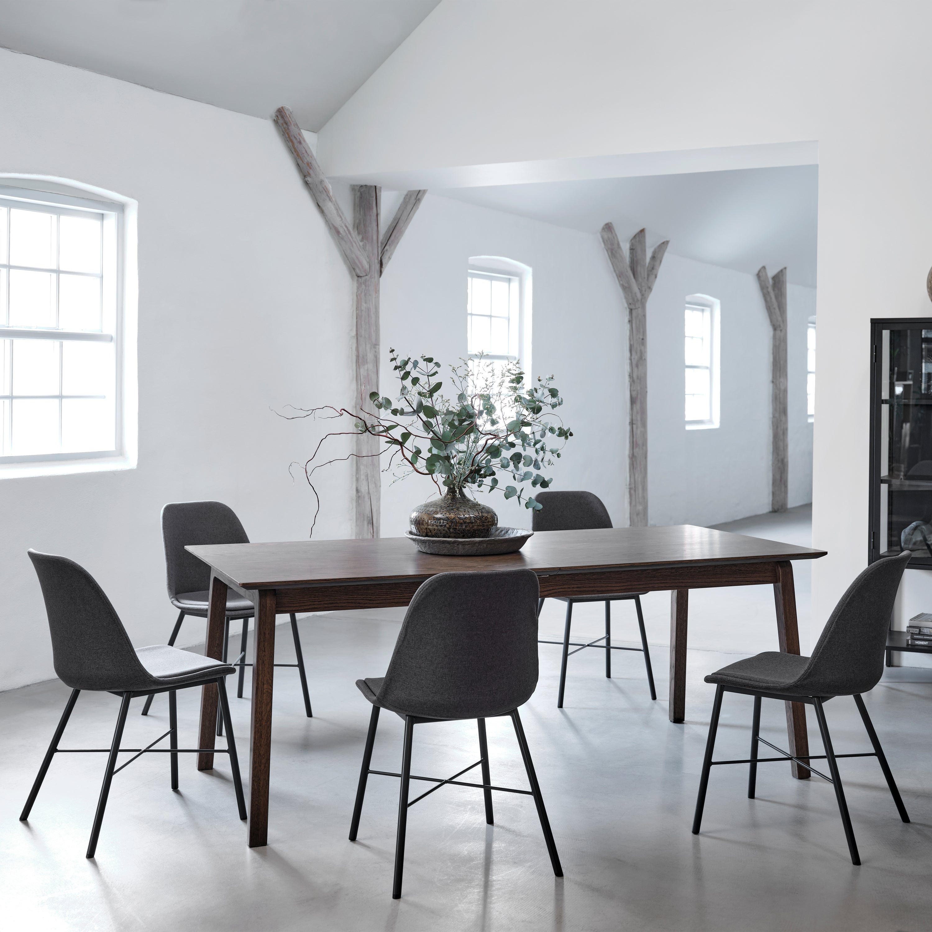 by fonQ Rollo Eettafel Uitschuifbaar 190/290 x 95 cm - Smoked Eiken