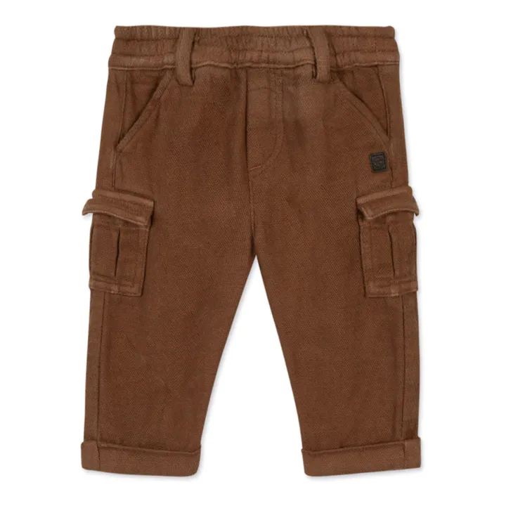 Tartine et Chocolat Pantalon Cargo Texturé | Chocolat