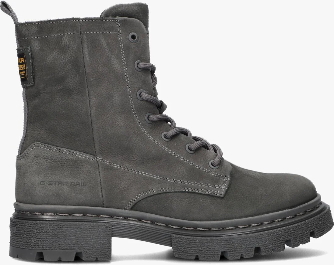 G-STAR RAW grijze g-star raw veterboots kafey hgh lace nub w