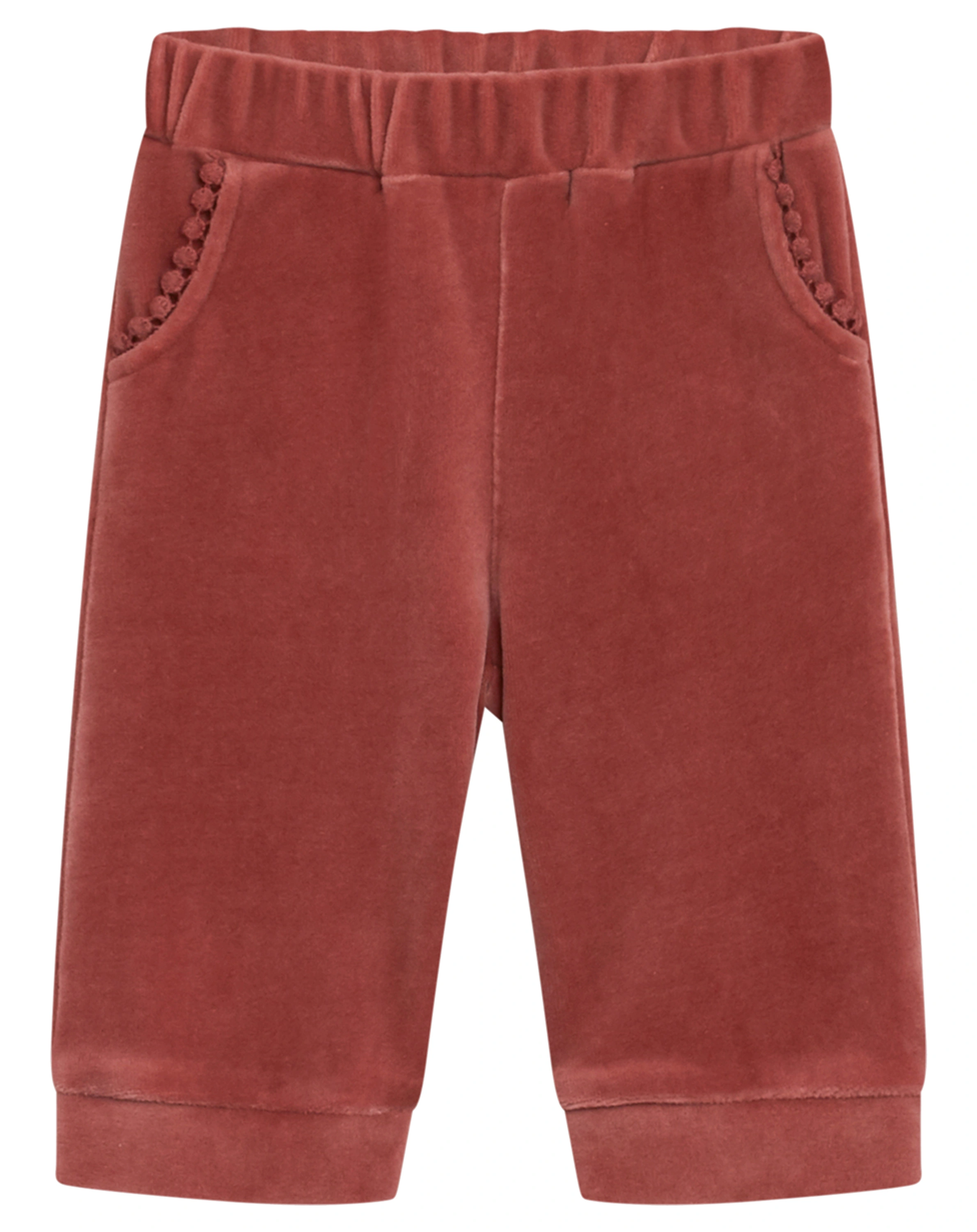 Schlupfhose BABY VELVET UNI in old rose