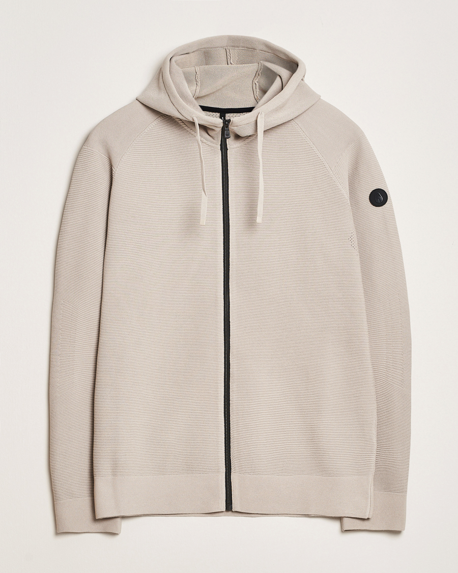 Sail Racing Element Seamless Hooded Full Zip Sand