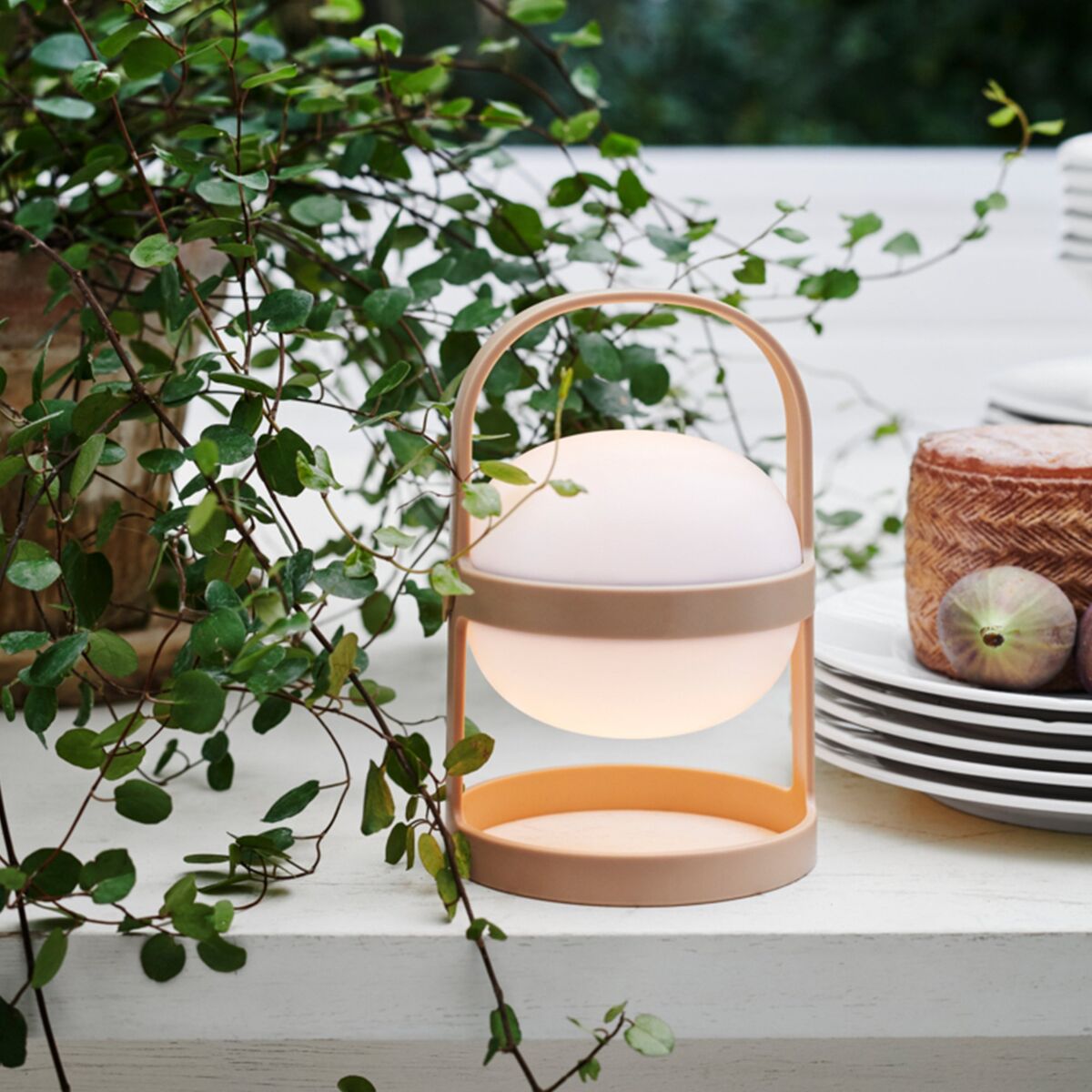 Soft Spot Solar Circular lampe 18,5 cm, wheat