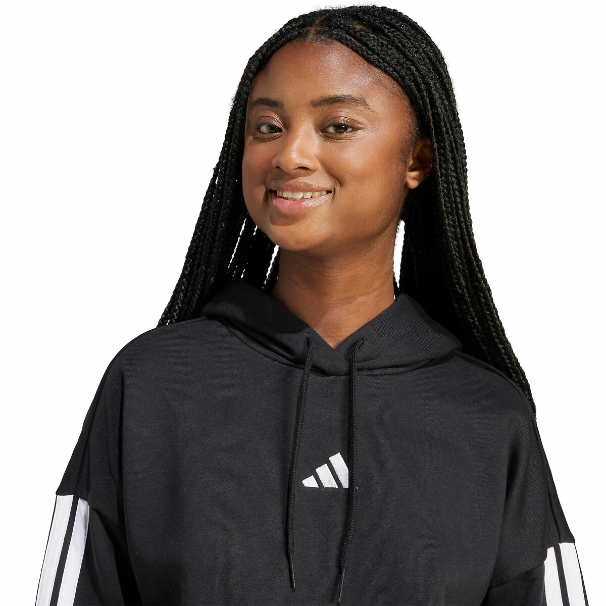 Roupas Esportivas Adidas<br>Moletom Essencial com 3 Listras