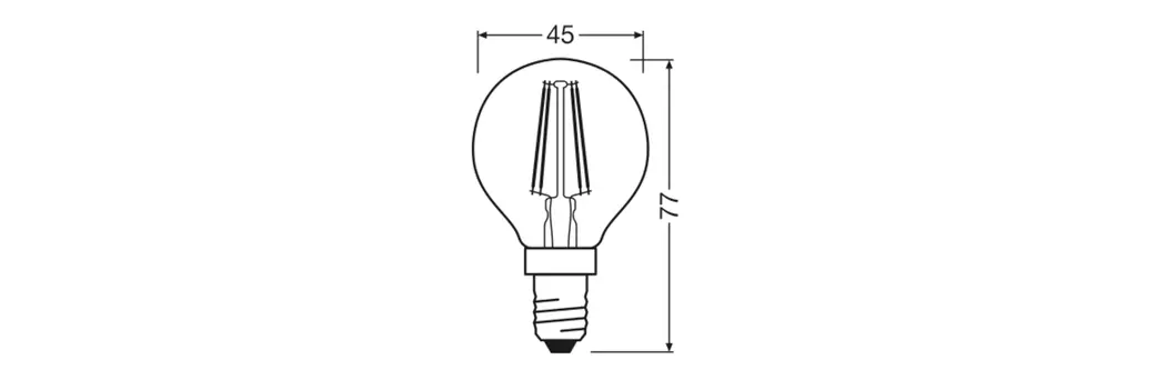 LED-Tropfen E14/2,5 Watt/Energie B