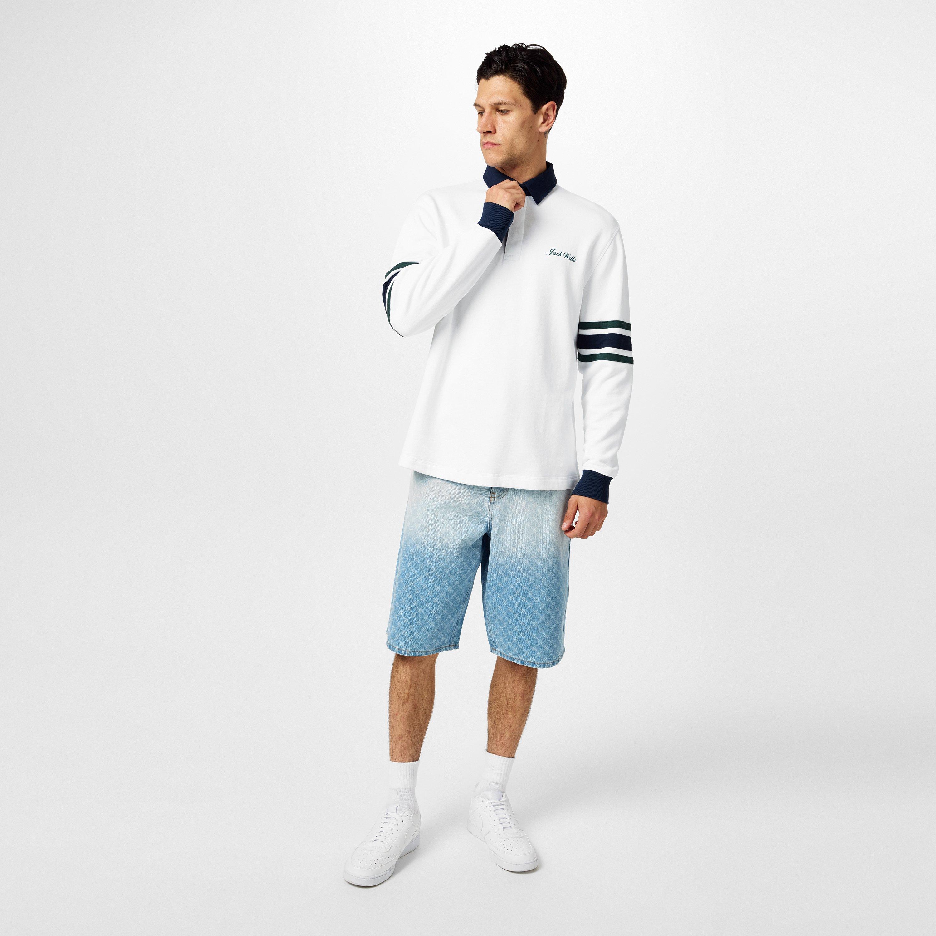 Jack Wills JW Stripe Rugby Sweatshirt