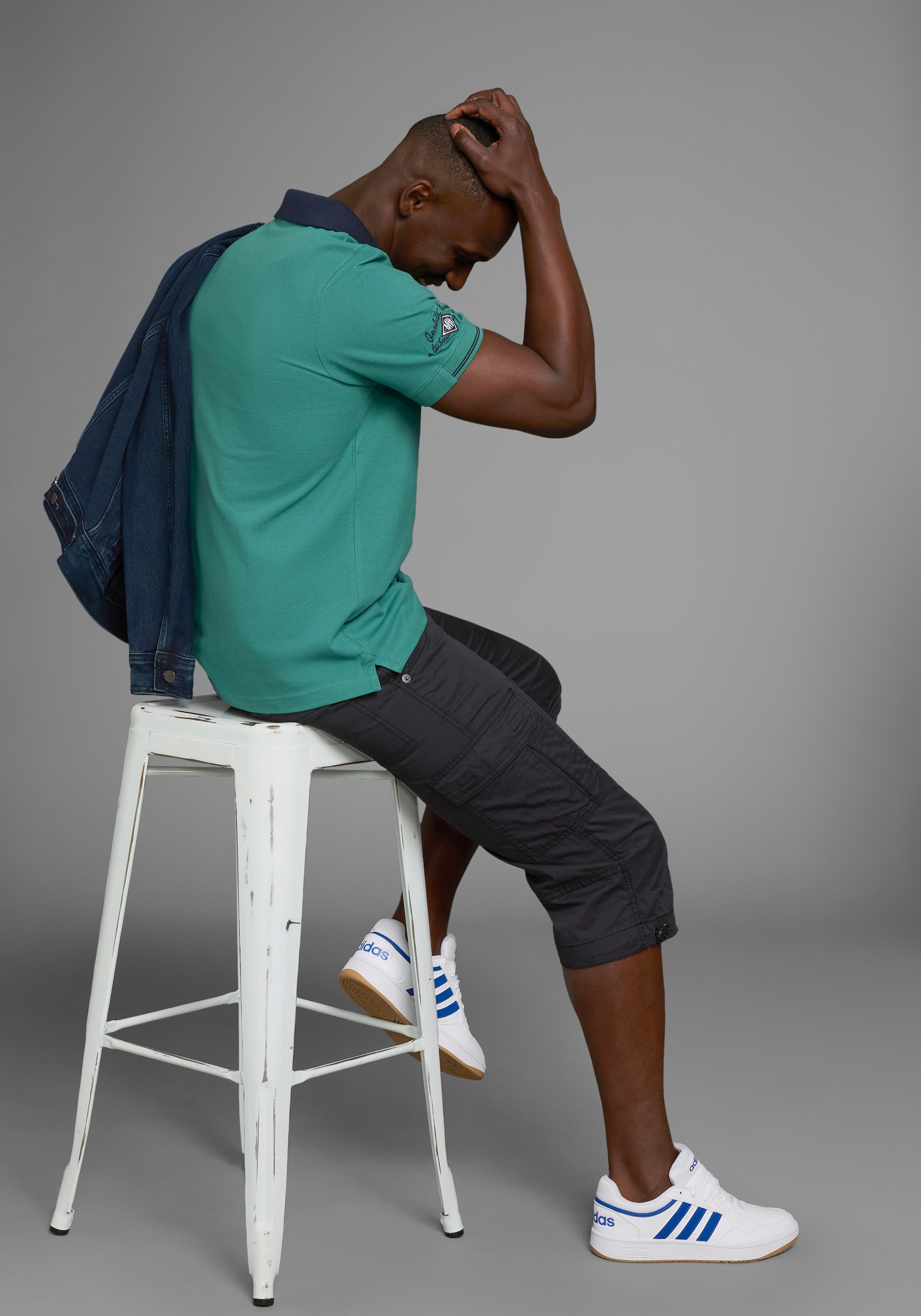 Man's World Poloshirt , Kurzarm,  mit Polokragen,  für sportliche Aktivitäten