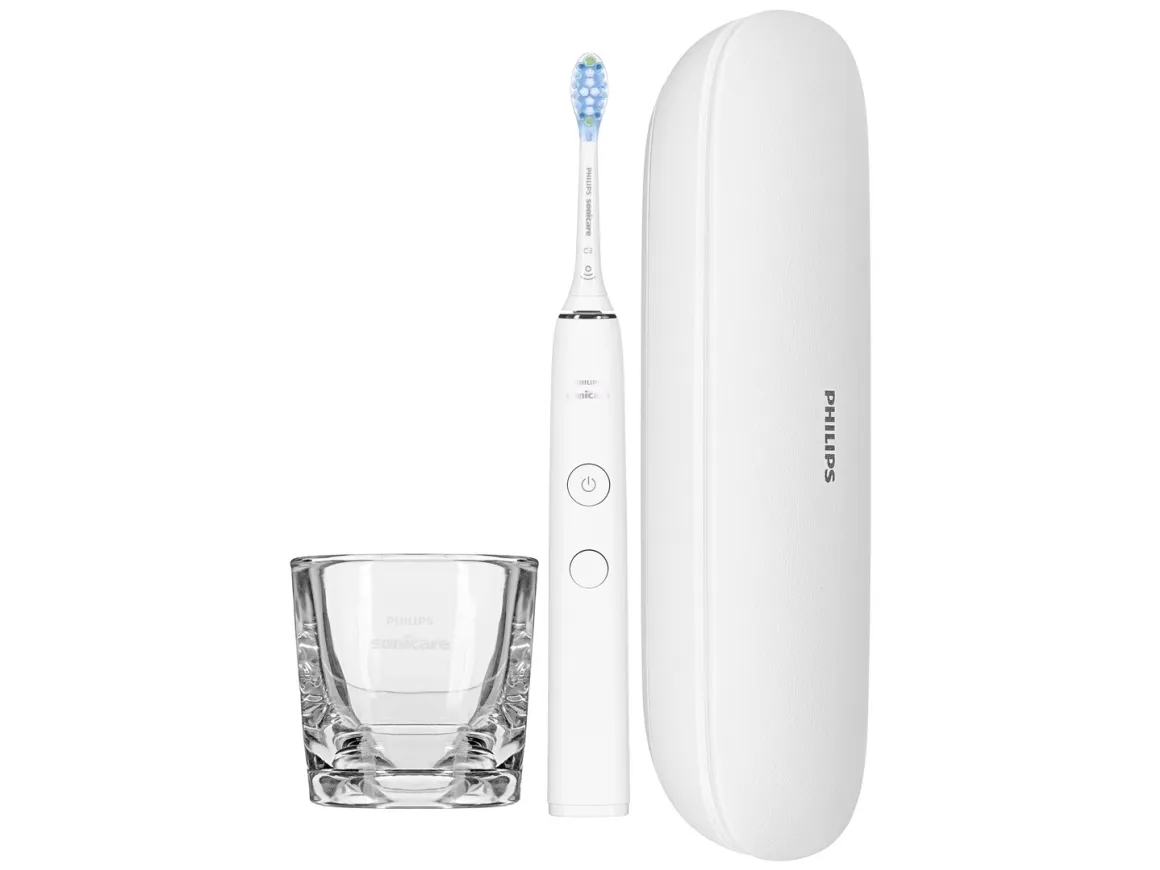 Philips Sonicare DiamondClean 9000 HX9911 - Tandbørste - trådløs - hvid