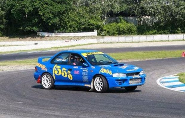Subaru Impreza fahren in Pavia als Geschenkidee