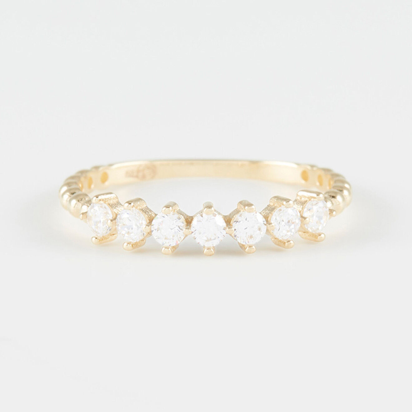Instant d'Or Bague Bella Zirconium or jaune