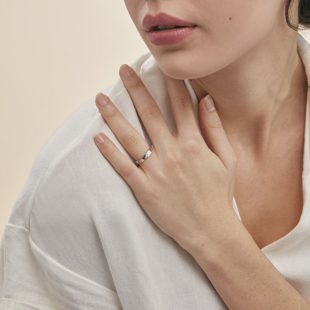 Bague Daphne Or Blanc Diamant