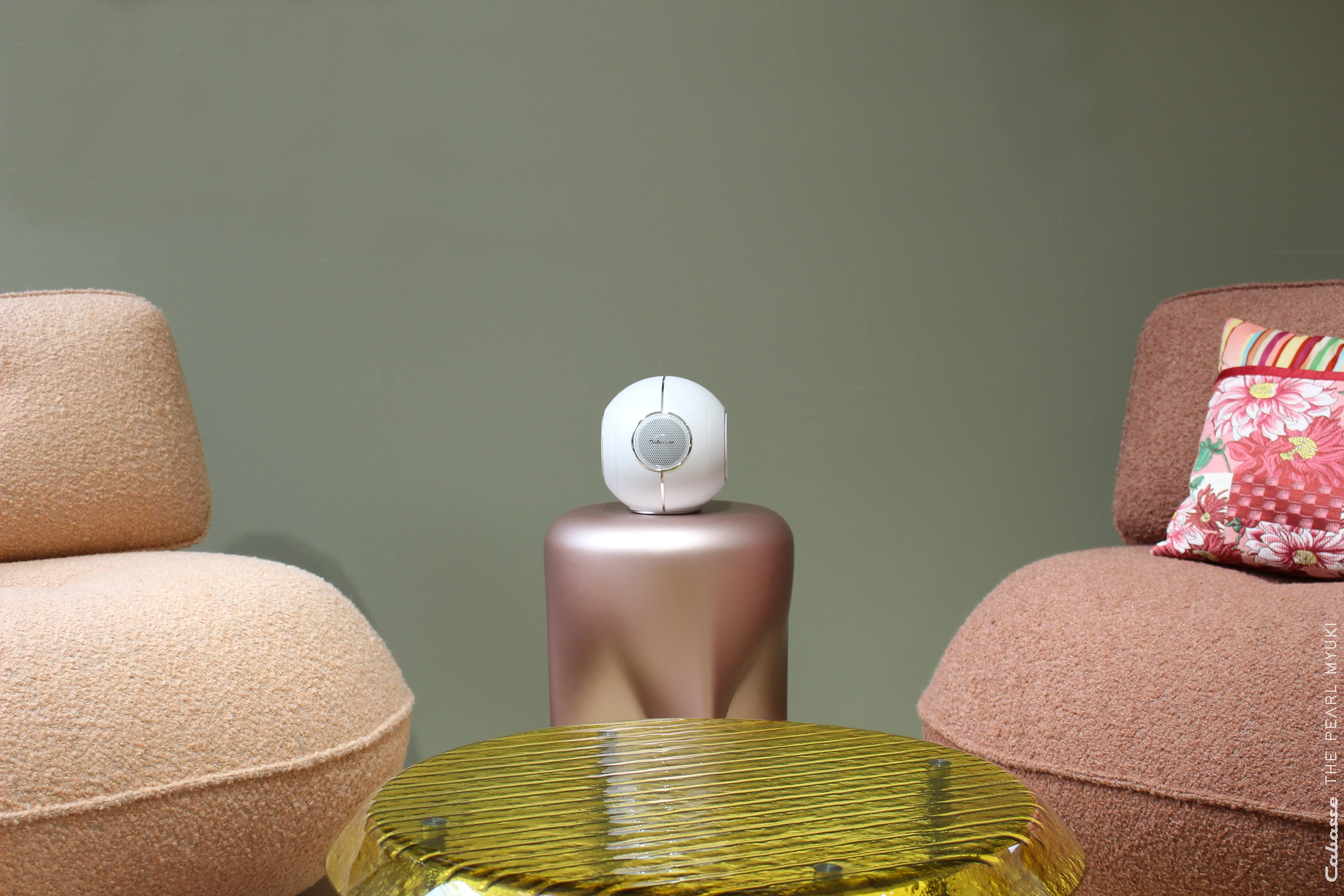 Cabasse The Pearl Myuki Blanc Enceintes Bluetooth portables