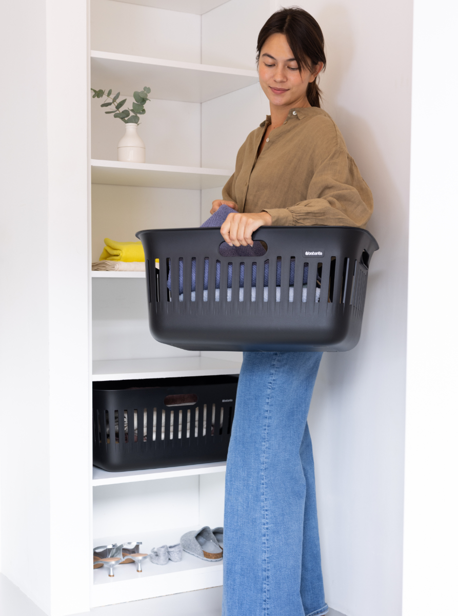 Collect-It Wasmand 40 liter, set van 2 - Black