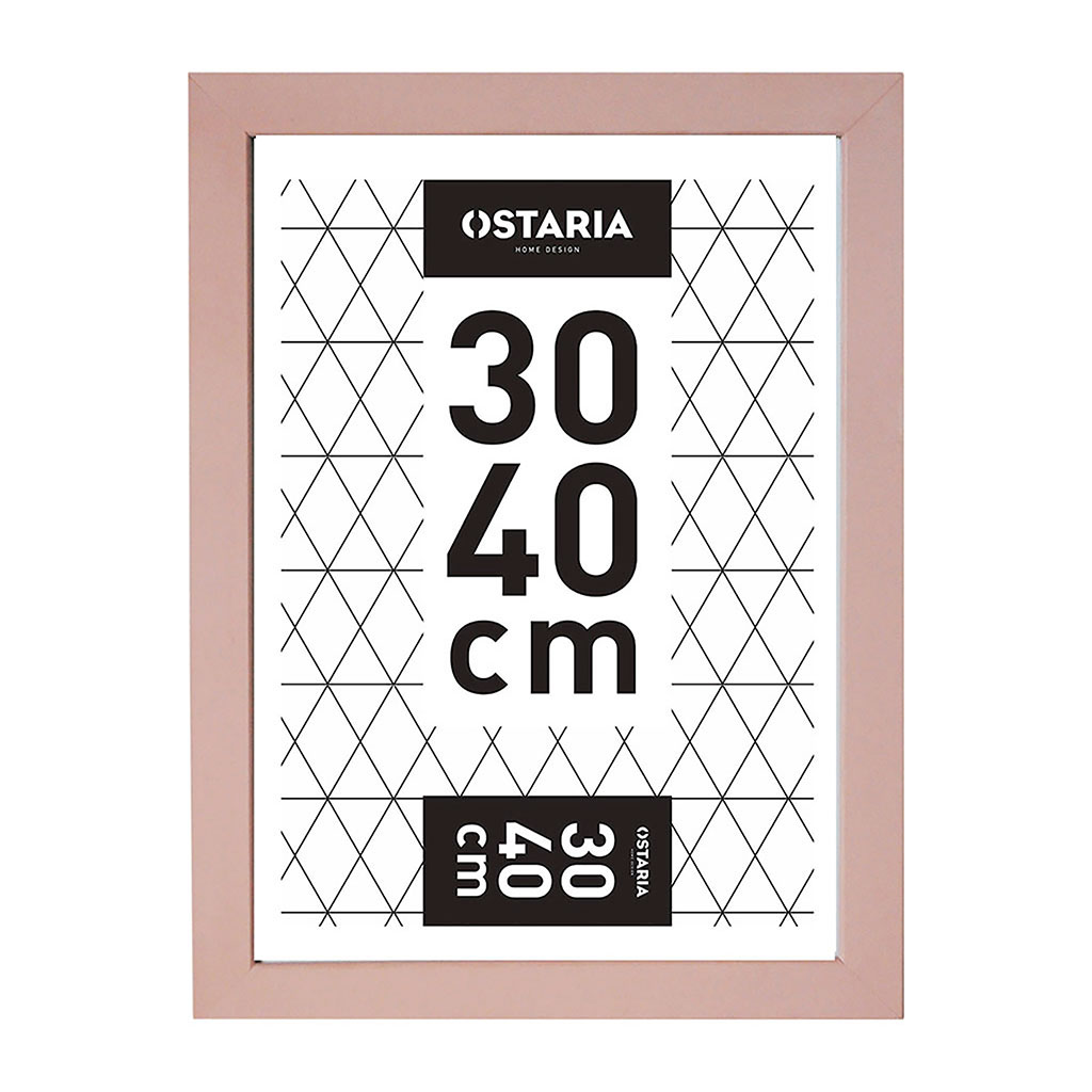 Cadre photo PAOLA rose 30x40cm