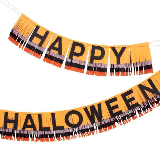 Guirlande Halloween à franges Meri Meri