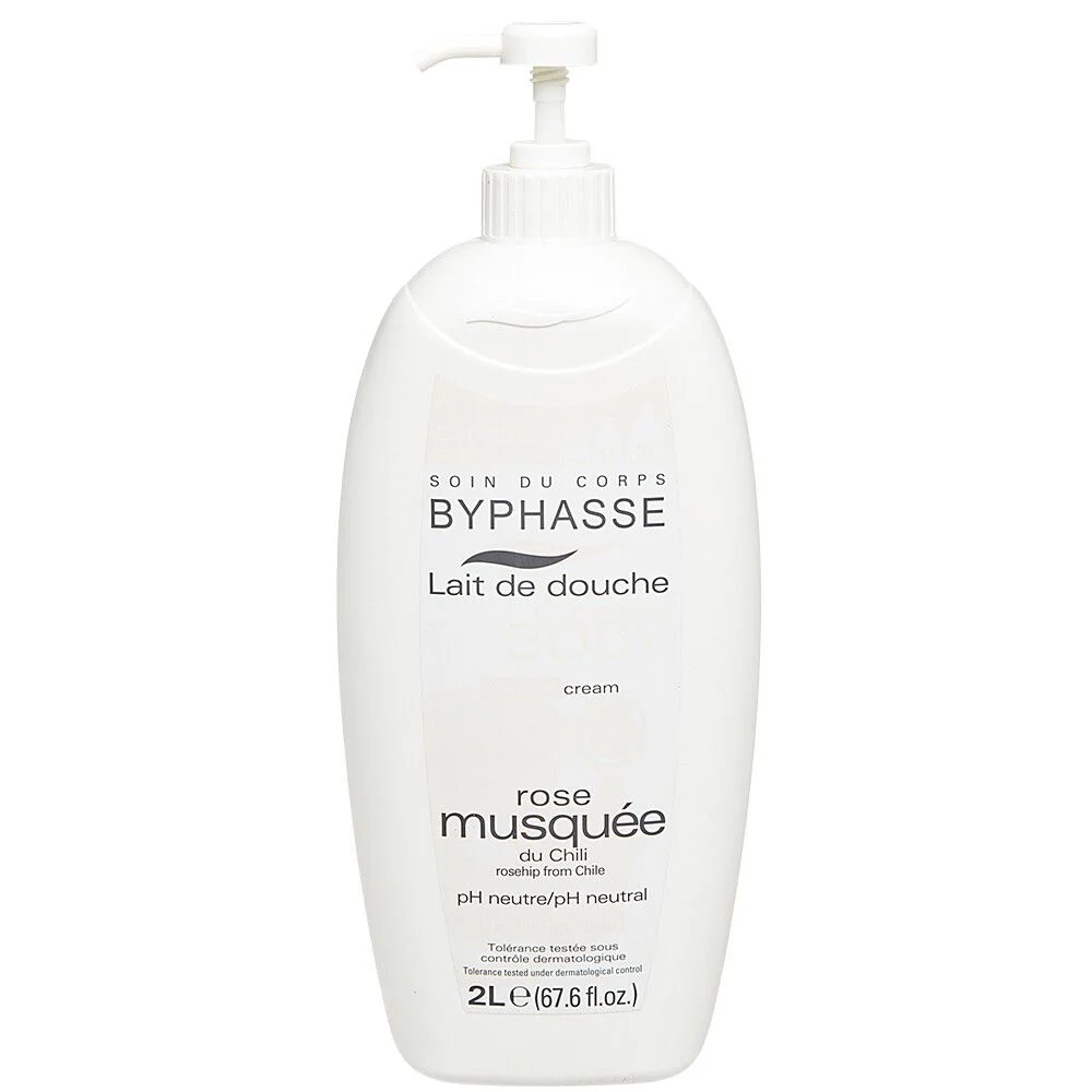 Lait de douche rose musquée 2L Byphasse