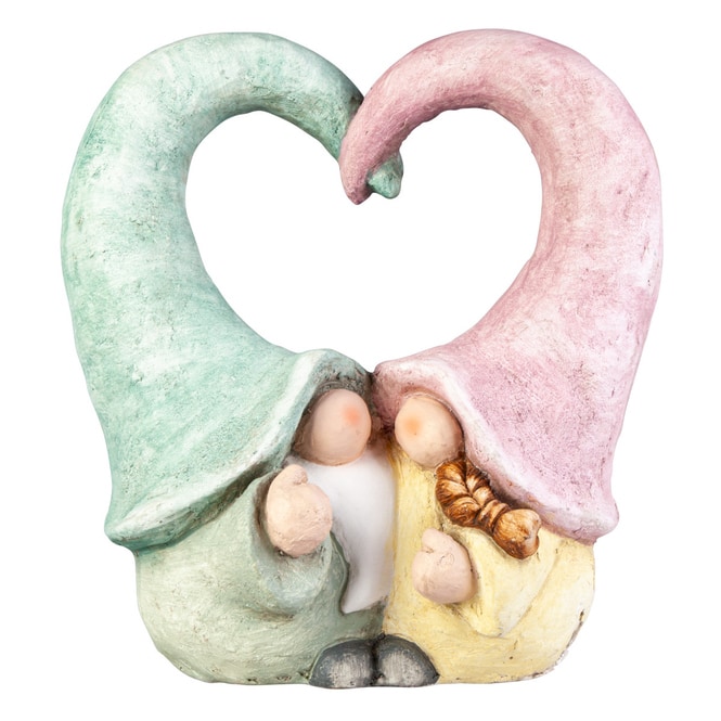 Pflanztopf - Wichtelpaar - aus Magnesia - ca. 35 x 21 x 36 cm
