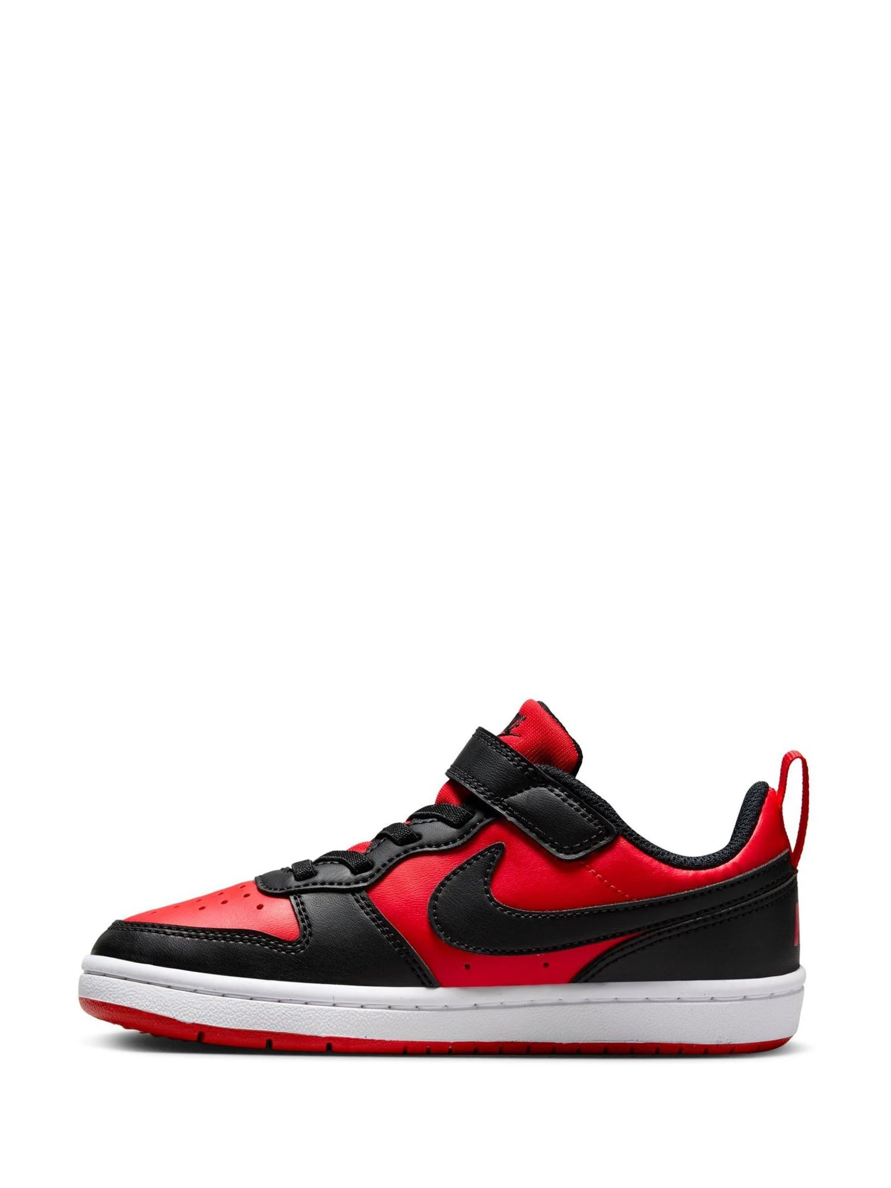 Rood/zwart - Nike - Lage Junior Court Borough Recraft sneakers