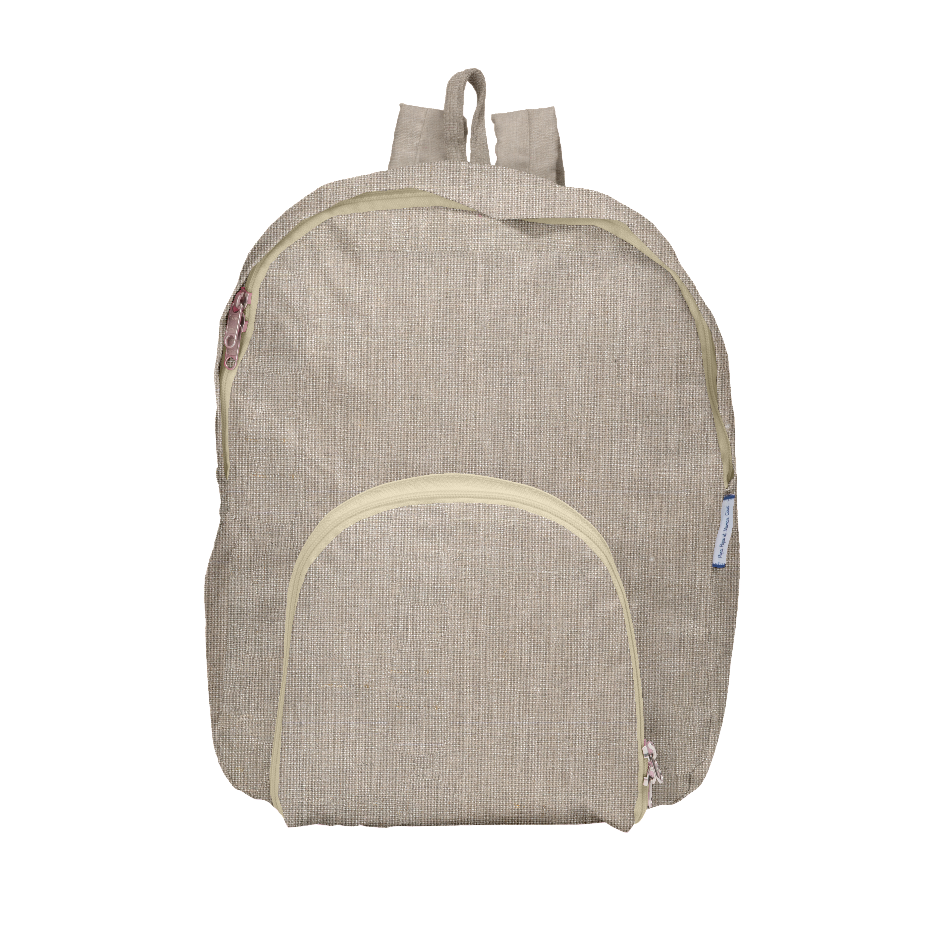 Sac À Dos Pliable Lin Argenté