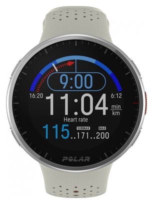 Montre GPS Polar Pacer Pro Blanc Snow