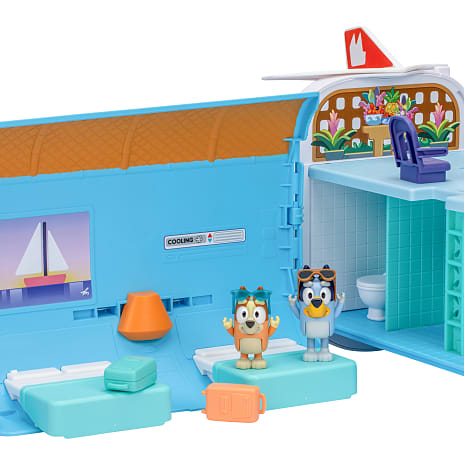 Bluey legesæt med cabriolet fly