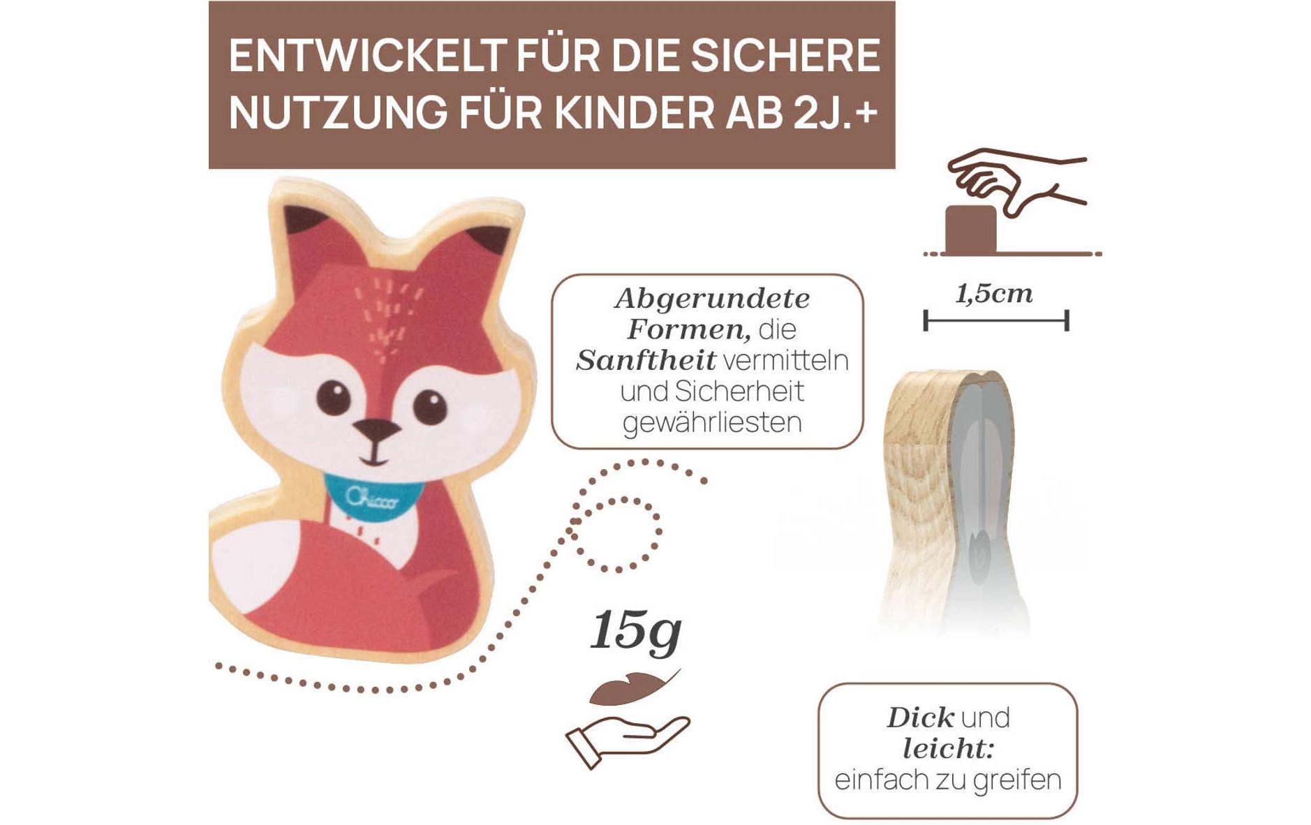 Spielfigurenset My Wood Friends – Papa Fuchs 2er SetLernspielzeug aus Holz