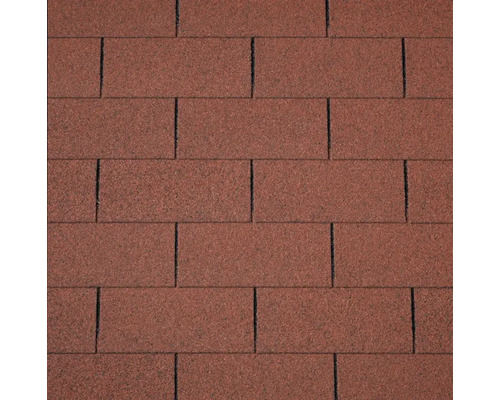 PRECIT rechthoekige dakspanen, baksteenrood, pak = 2 m²