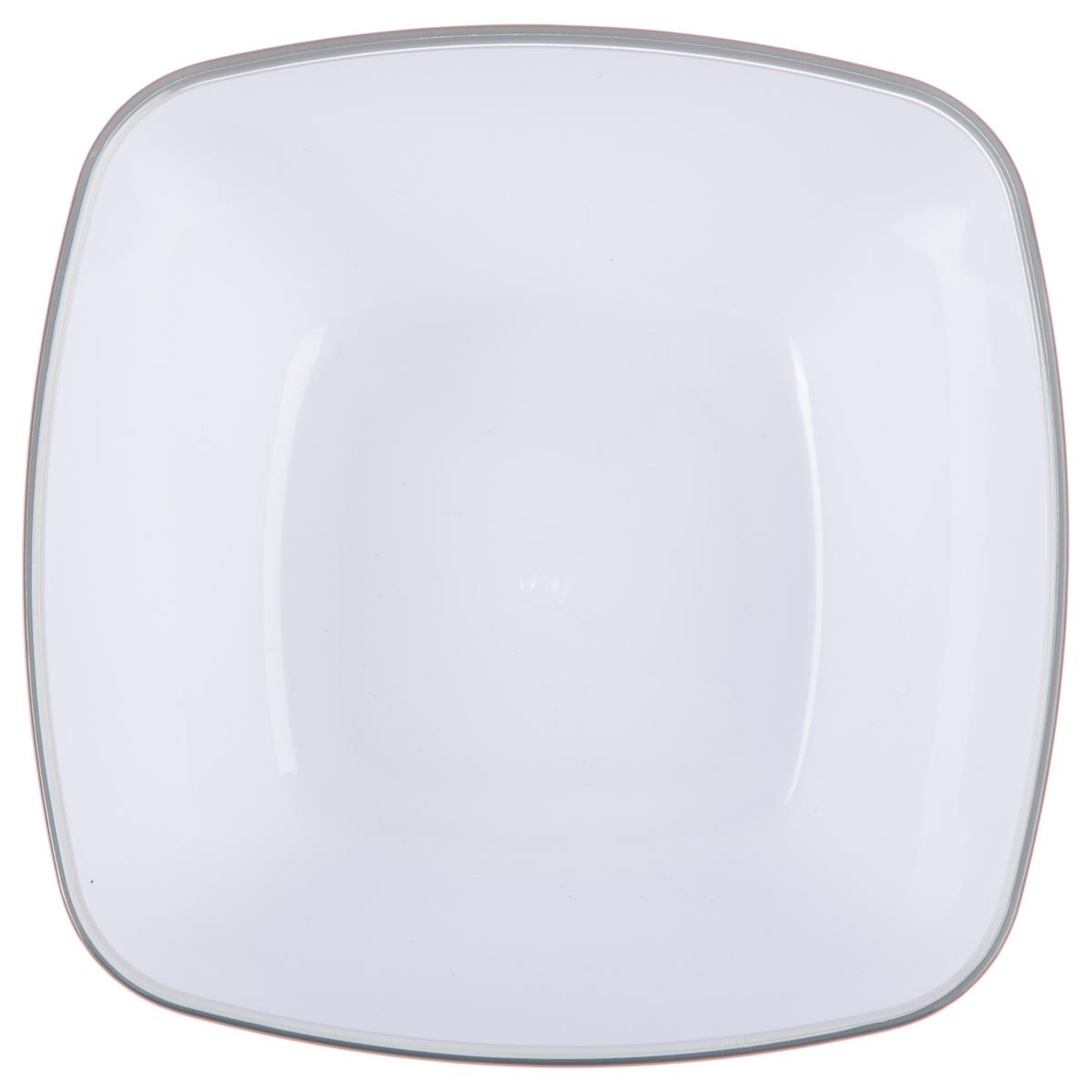 SALADIER SQUARE CHARBON 14CM